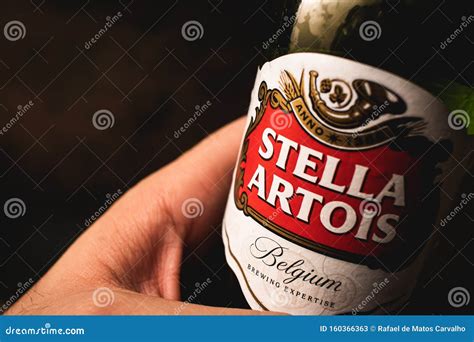 Stella Artois beer editorial stock photo. Image of inbev - 160366363