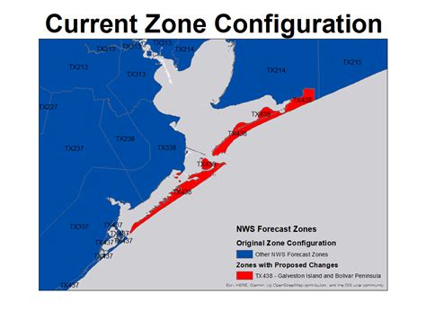Proposed Changes to NWS Houston/Galveston Forecast Zones for 2021