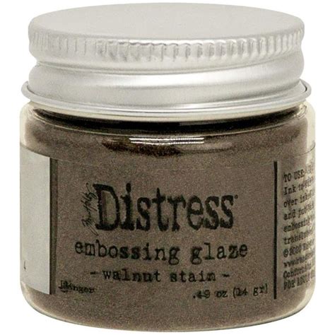 Walnut Stain - Tim Holtz Distress Embossing Glaze – CRAFTERS CORNER