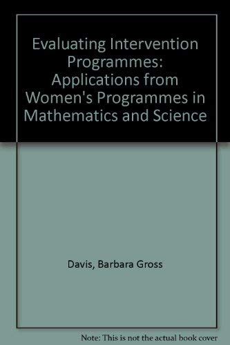 Buy Evaluating Intervention Programmes: Applications from Women's ...