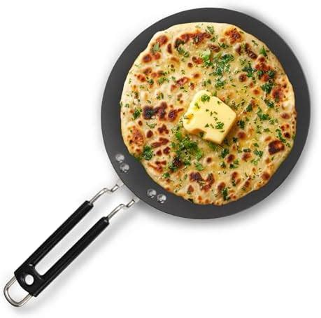 Buy KENT Hard Anodised Roti Tawa 25 CM | Non Reactive, Non Toxic, & Non ...
