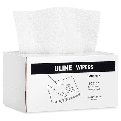 Uline Light Duty Wipers in Stock - ULINE