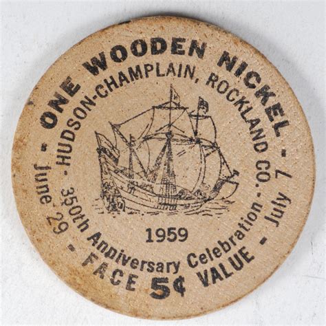 UNITED STATES TOKENS - WOODEN NICKELS