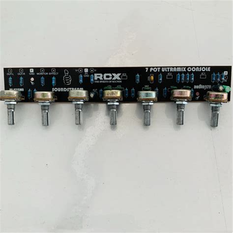 Jual KIT AUDIO PENGUAT MIC MIXER 7 POTENSIO SOLUTION ULTRAMIC CONSOLE ...