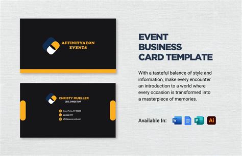 Free Editable Business Card Templates in Publisher to Download