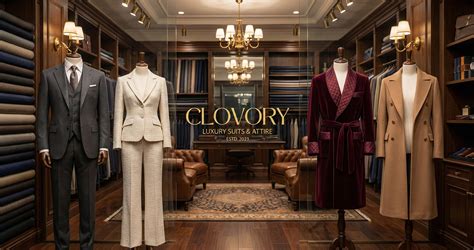 CLOVORY | Custom Suits, Overcoats & Smoking Robes for Men & Women