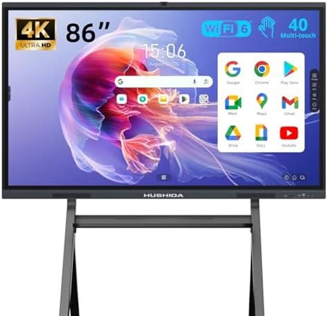 86" Smart Board Google EDLA-Certified 4K Interactive Whiteboard ...