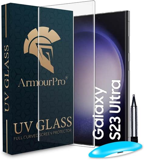 ArmourPro Advanced HD+ UV Tempered Glass for Samsung Galaxy S23 Ultra ...