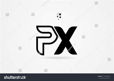 Letter P And X Logo Fast Speed