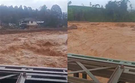 Heavy rain triggers flood fears in Wayanad's Chooralmala, one year ...