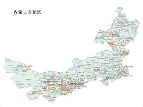 内蒙古地图 - 内蒙古地图高清版 - 内蒙古地图全图