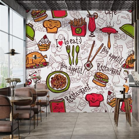 Restaurant Wall Decor 的图像结果