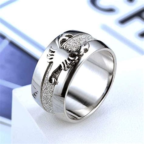 Buy RUVEE Metal Scorpion of King Platinum Anubis Ring for Men and Women ...