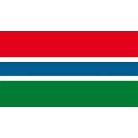 Official flag of Gambia