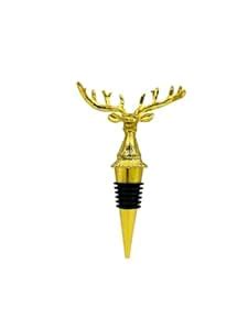 Buy Shreedah Deer Head Metal Wine Stoppers - Creative Animal Design ...