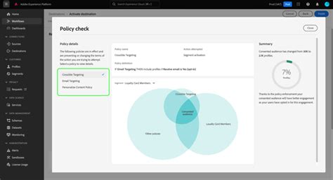 Automatic Policy Enforcement | Adobe Experience Platform