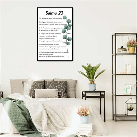 Bmotaso Salmo 23 En Español Para Pared Versículo de la Biblia Arte de ...