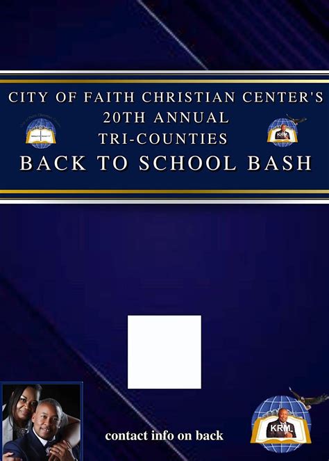 City of Faith Christian Centers Tri-Counties Back to School Bash, City ...