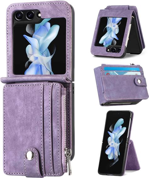 Amazon.com: ZCDAYE Wallet Case for Samsung Galaxy Z Flip 6, Leather ...