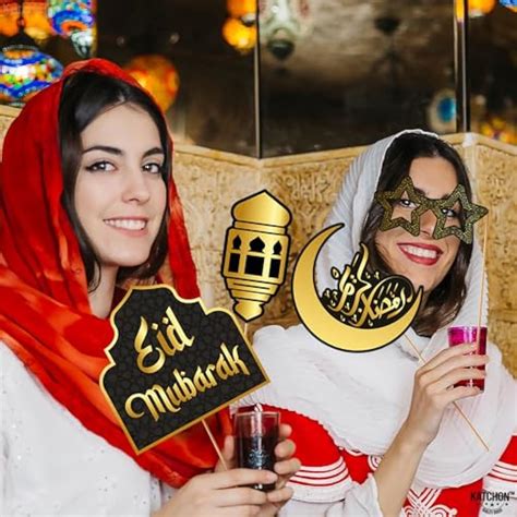 KatchOn, Eid Mubarak Photo Booth Props - Pack of 32 India | Ubuy