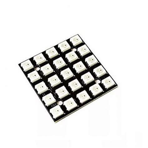 25Bit WS2812 5050 5x5 Digit RGB LED Built-in Full Color Driving Lights ...