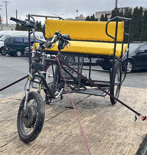 Pedicab stolen from U village QFC last night Fri 11/4/22 at 10pm ...