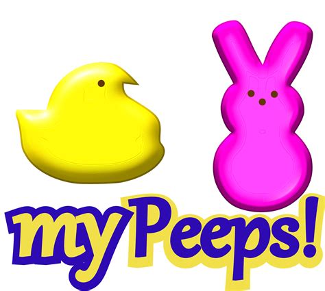 Peeps Marshmallow Rabbit Clip art - Border candy png download - 3823* ...