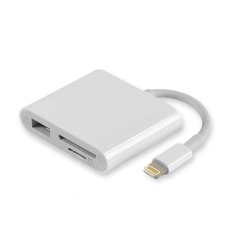 Microware SD Card Reader, Digital Camera Reader Adapter Cable, Lighting ...