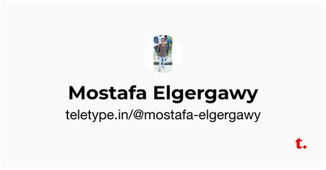 Mostafa Elgergawy — Teletype