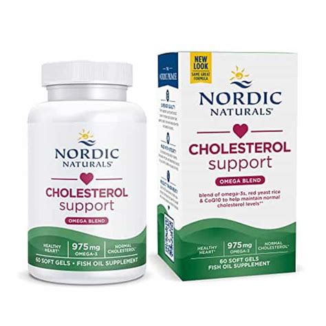 Buy NORDIC NATURALS CHOLESTEROL SUPPORT OMEGA 3 EPA & DHA + RED YEAST ...