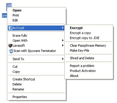 Image result for AxCrypt Tutorial