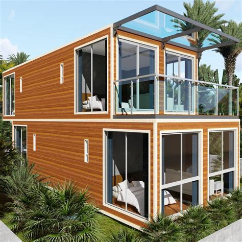 Luxury Prefabricated Prefab Mobile Movable Shipping Container House ...