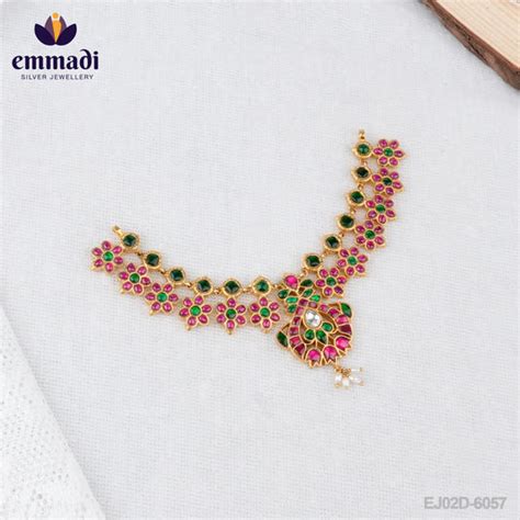 Necklace - Gold Plated Kundan @ – Emmadi Silver Jewellery