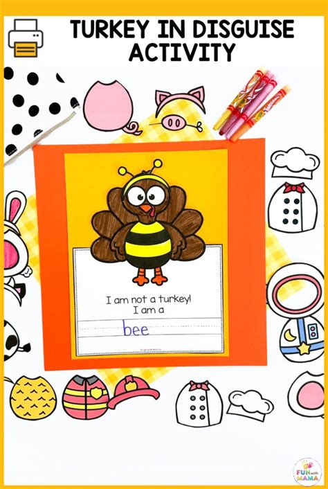 Template Free Printable Turkey In Disguise Printable Outfits - FREE ...