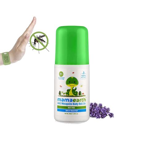 Buy MAMAEARTH NATURAL ANTI MOSQUITO ROLL-ON TUBE OF 40 ML Online & Get ...