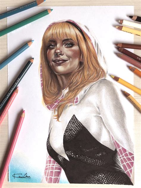 Spider-Gwen, fan art by me : r/marvelcomics