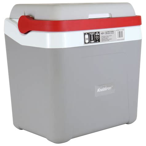 Koolatron Ice Chest Cooler with Locking Carry Handle, 25L (26 qt), 32 ...