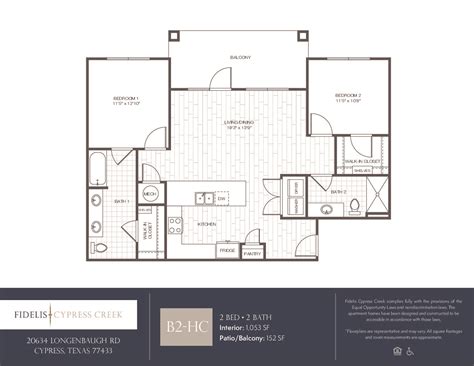 Cypress TX Apartments | Fidelis Cypress Creek | Floor Plans