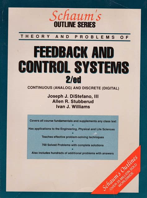 Buy Schaum's Outline of Theory and Problems of Feedback and Control ...