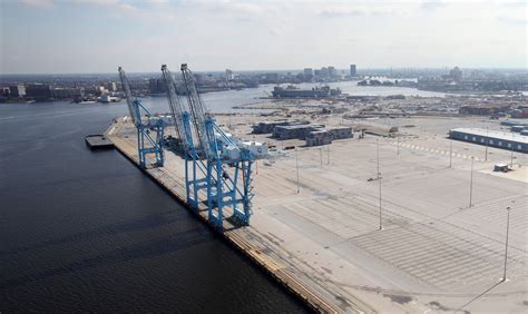For years, massive cranes sat at Portsmouth Marine Terminal. Where did ...