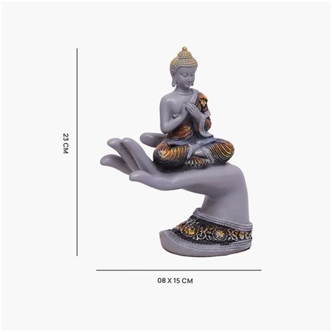 Buy VEDAS Mystical Indian Polyresin Set of 3 Buddha on Hand Figurines ...