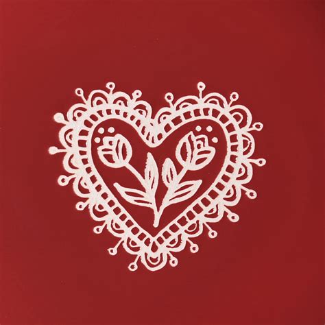 Hearty Floral Ceramic Plate Red Set Of 2 15cm Online - Premium Small ...