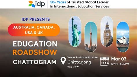 Education Roadshow Chattaogram, Radisson Blu Chattogram Bay View ...