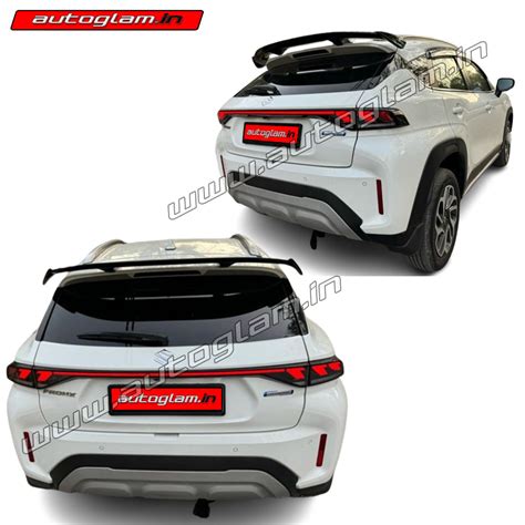 Maruti Suzuki FRONX 2023 ONWARDS Roof Spoiler Glossy Black | AGSU643RS ...