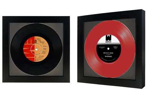 Vinyl Record Display Frame Vinyl Frame Black | Album Cover Frame Black