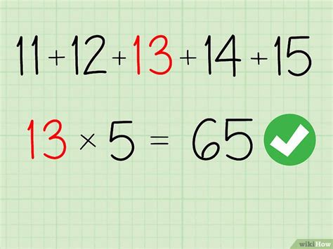 How to Add 5 Consecutive Numbers Quickly 的图像结果