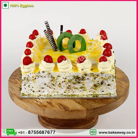 Cherry Pineapple Square Cake