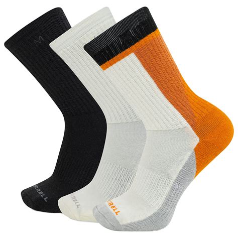 Snapklik.com : Merrell -mens And -womens Wool Everyday Hiking Socks-3 Pair Pack-Cushion Arch ...