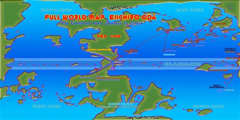 One Piece New World Map