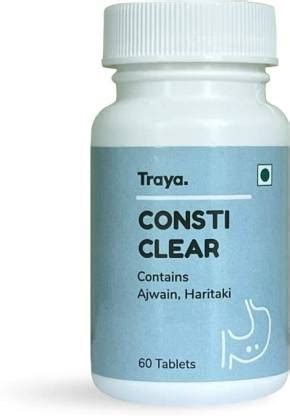 Traya Consti Clear | Ayurvedic Constipation Relieving Supplement (60 ...